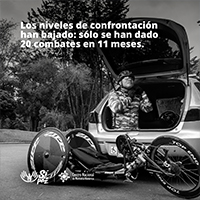 Los niveles de confrontación han bajado: solo se han dado 20 combates en 11 meses