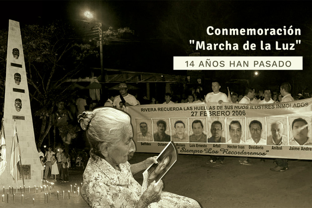 “Marcha de la Luz” Conmemoración – 14 años han pasado