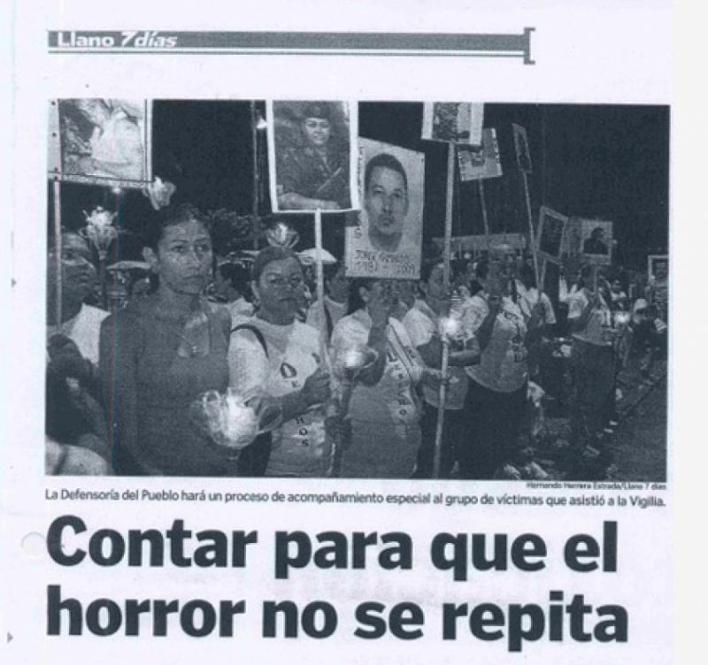 Una noche en vela para escuchar a las víctimas