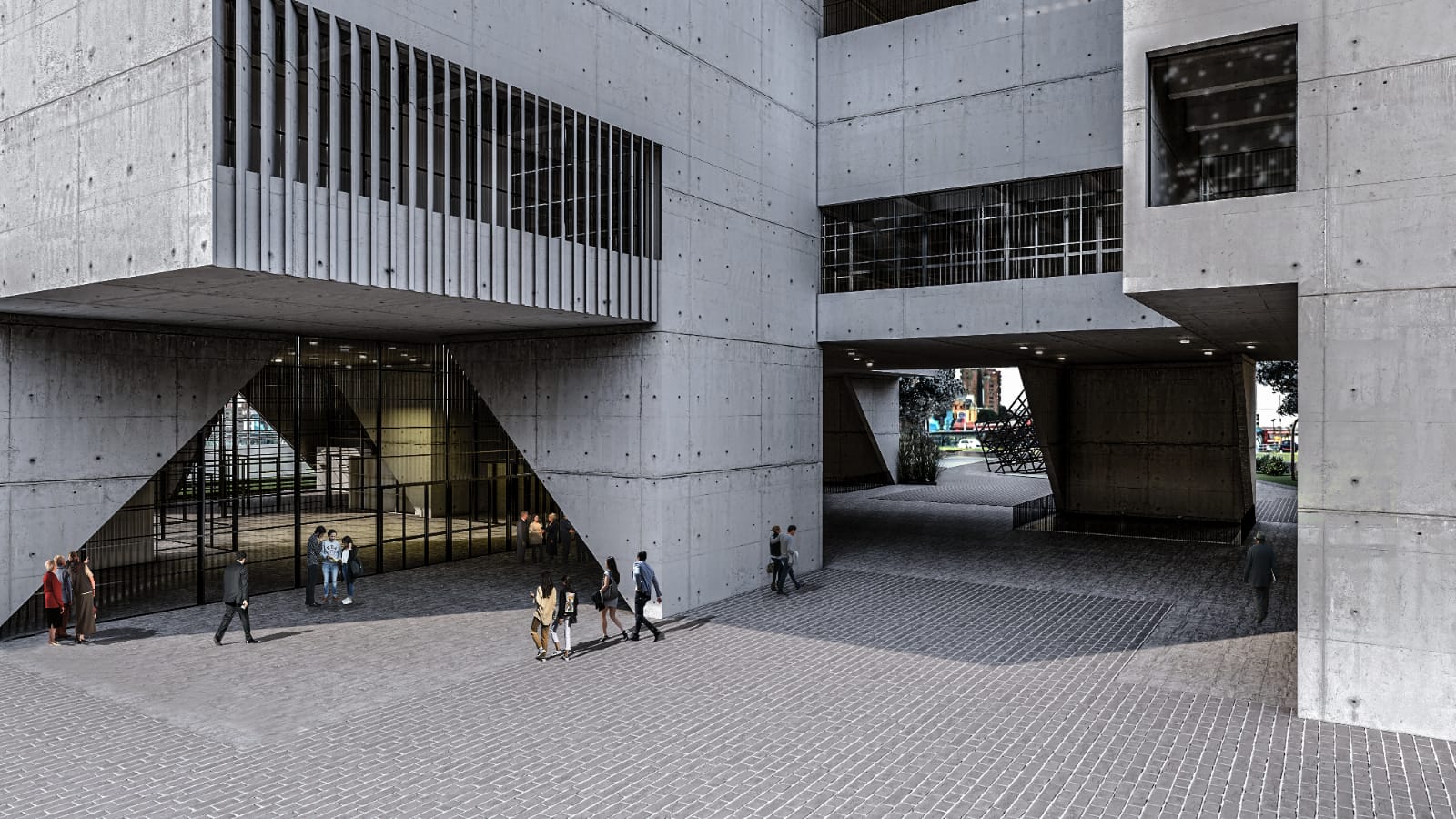 Panoramica construcción del Museo