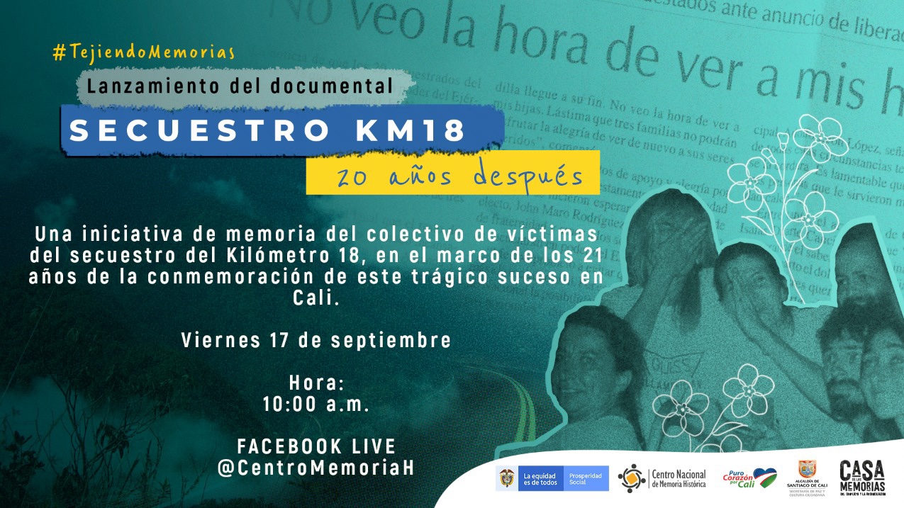 El documental de las víctimas y sobrevivientes del KM 18 se estrena en la conmemoración de los 21 años de este secuestro masivo