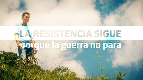 La resistencia sigue porque la guerra no para