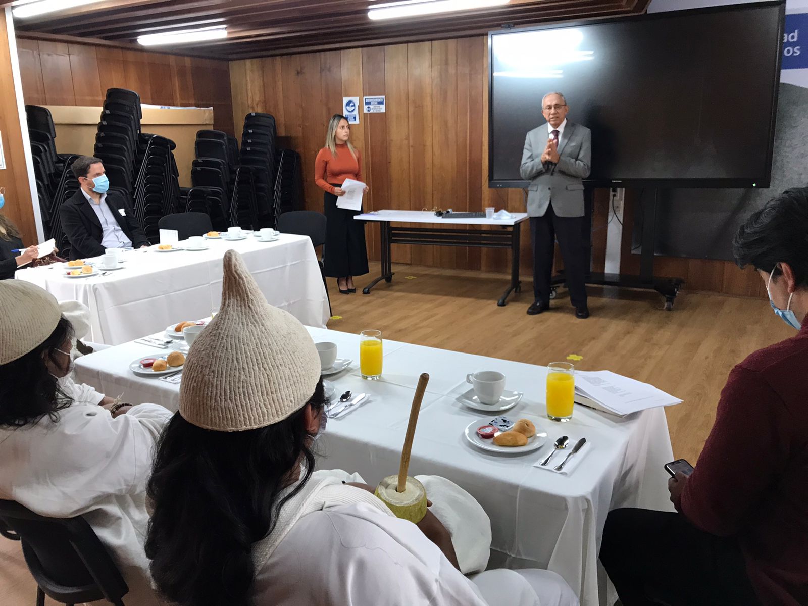 La construcción del Museo de Memoria de Colombia es protegida por la comunidad wiwa La construcción del Museo de Memoria de Colombia es protegida por la comunidad wiwa