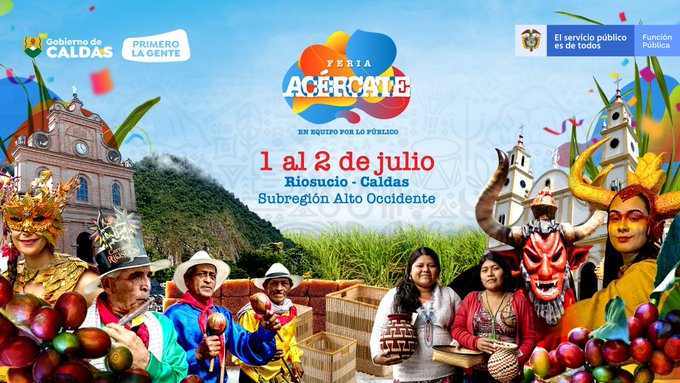 El CNMH hará parte de la Feria Acércate 2022 en Riosucio, Caldas El CNMH hará parte de la Feria Acércate 2022 en Riosucio, Caldas