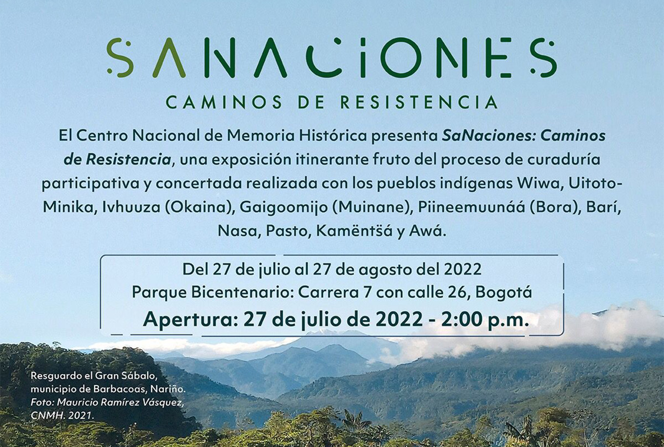 «SaNaciones: Caminos de resistencia», una exposición multiplataforma que protege la memoria étnica «SaNaciones: Caminos de resistencia», una exposición multiplataforma que protege la memoria étnica