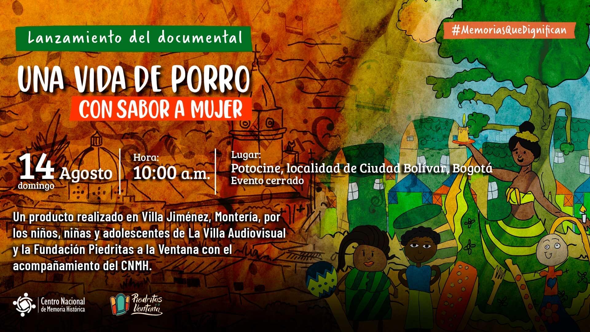 Los niños, niñas y jóvenes de Montería llegan a Bogotá para presentar el documental «Una vida de porro con sabor a mujer» Los niños, niñas y jóvenes de Montería llegan a Bogotá para presentar el documental «Una vida de porro con sabor a mujer»