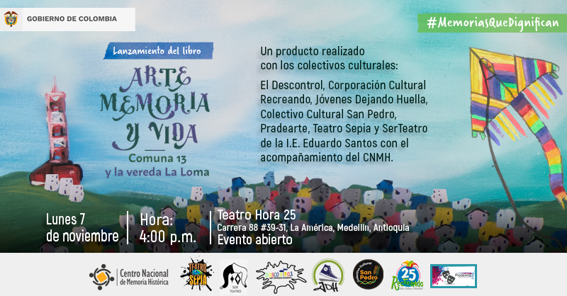 La Comuna 13 y la vereda La Loma materializan el sueño de publicar su libro ilustrado La Comuna 13 y la vereda La Loma materializan el sueño de publicar su libro ilustrado