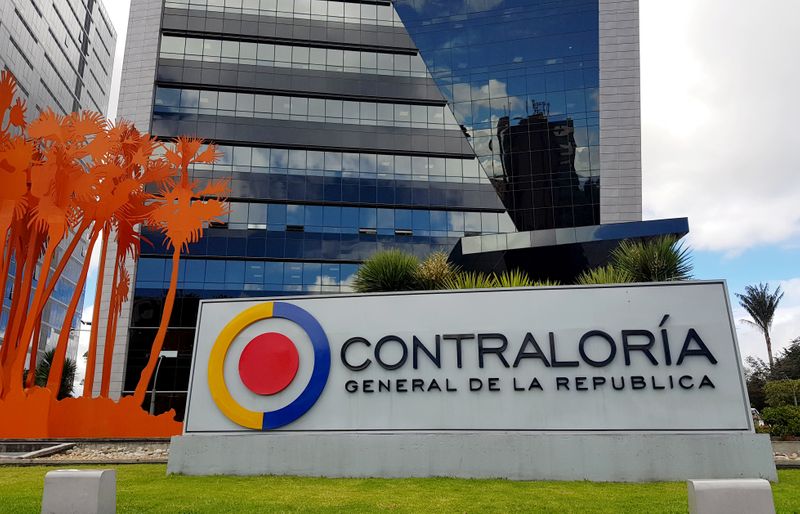 Foto de archivo. Fachada del edificio en donde funciona la Contraloría General en Bogotá, Colombia, 19 de julio, 2019. REUTERS/Luis Jaime Acosta