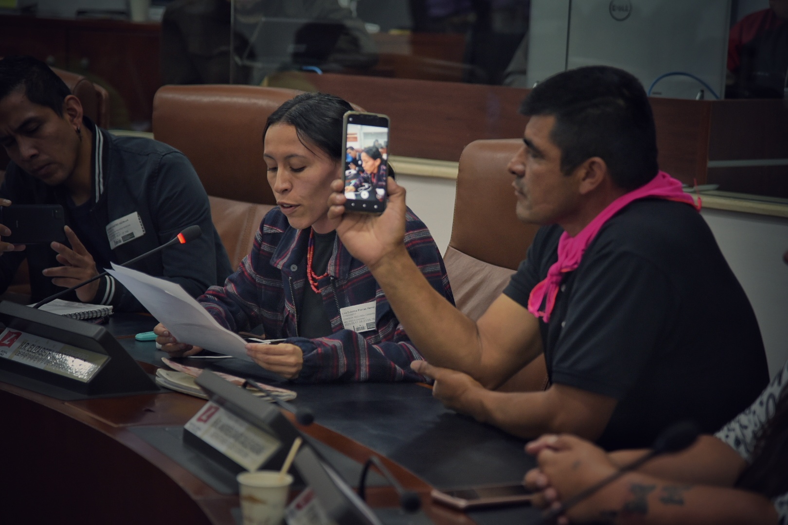 Lina Porras, miembro de Temblores ONG