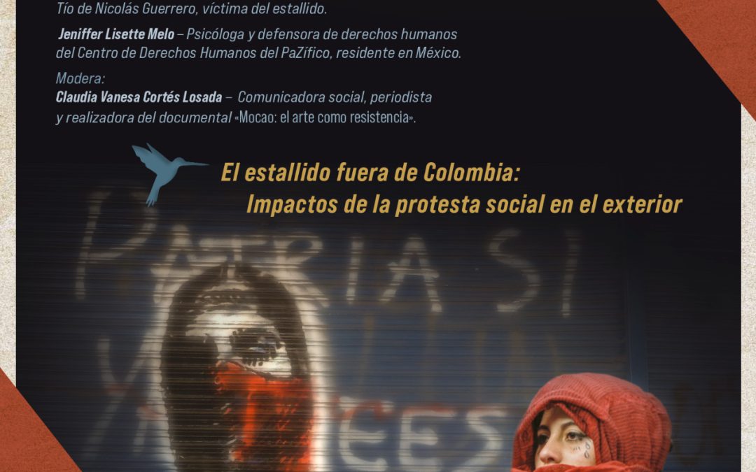 Conéctate al cuarto y último diálogo MHERI del 2025:  “El estallido fuera de Colombia: impactos de la protesta en el exterior”