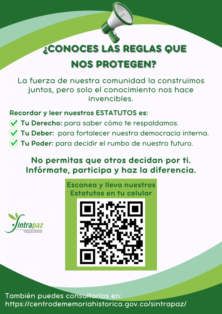 Difusión de estatutos