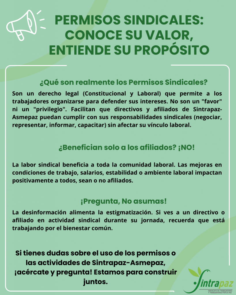 Permisos sindicales, qué son