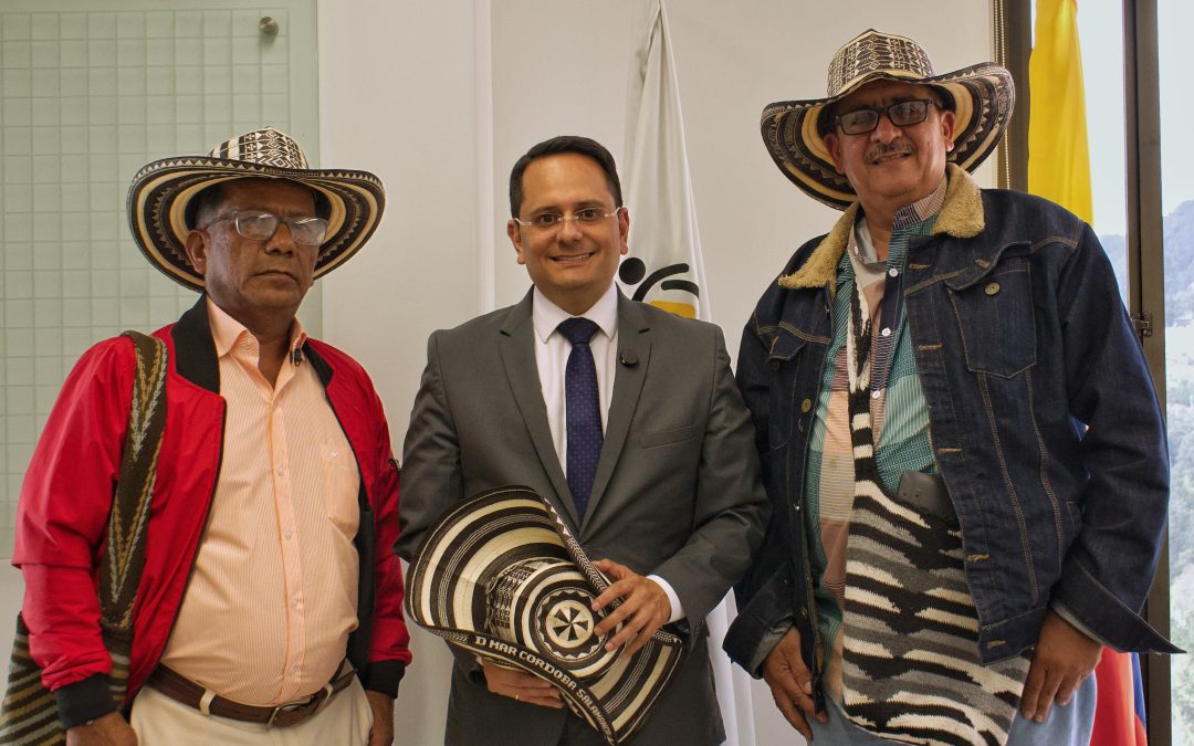 Representantes del pueblo zenú visitan el CNMH